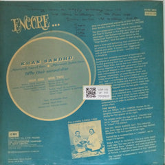 Khan Bandhu, Mohammad Sayeed Khan, Mohammad Rashid Khan - Encore (Vinyl)