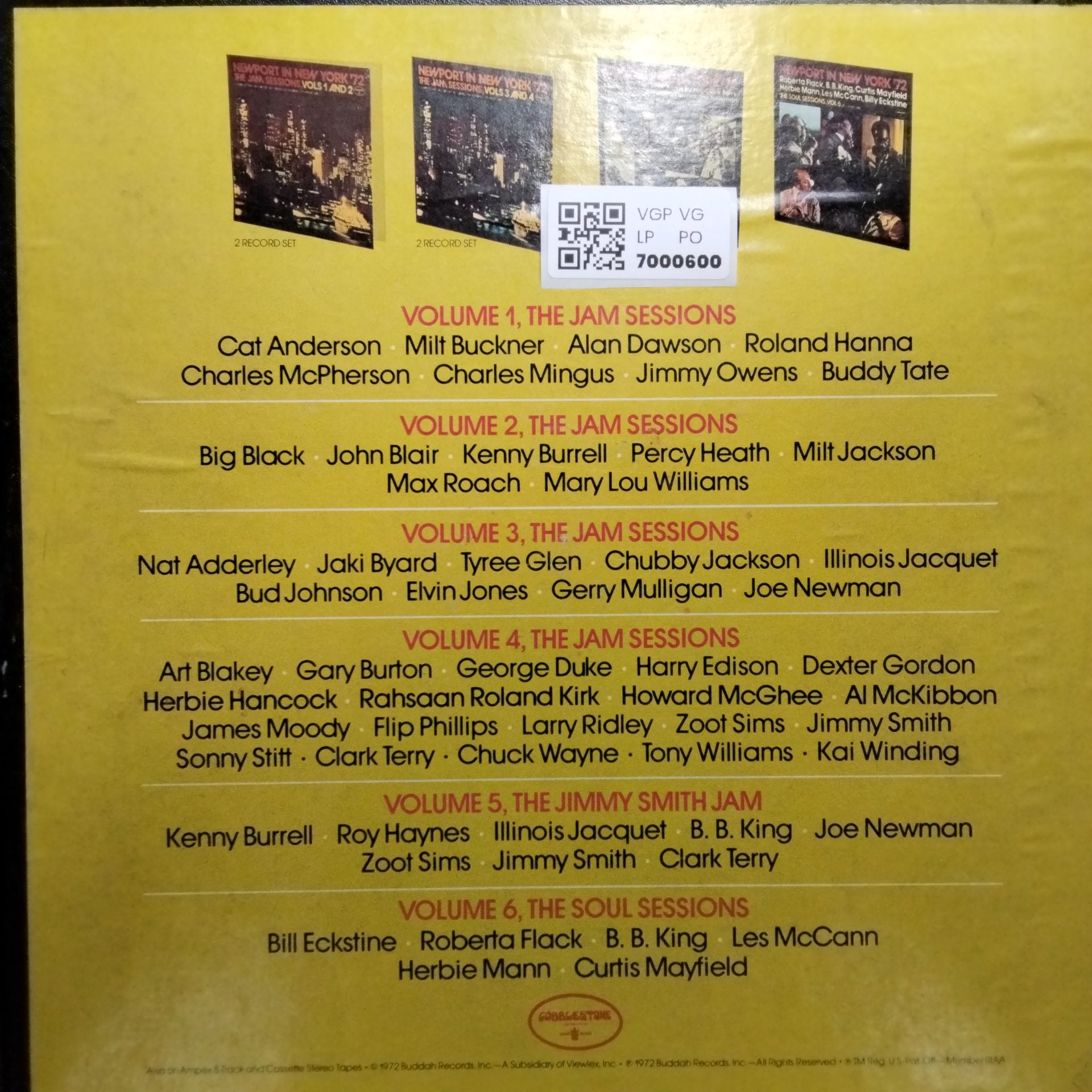 Various - Newport in New York '72: The Complete Six Record Set, Vols 1-6 (Vinyl)