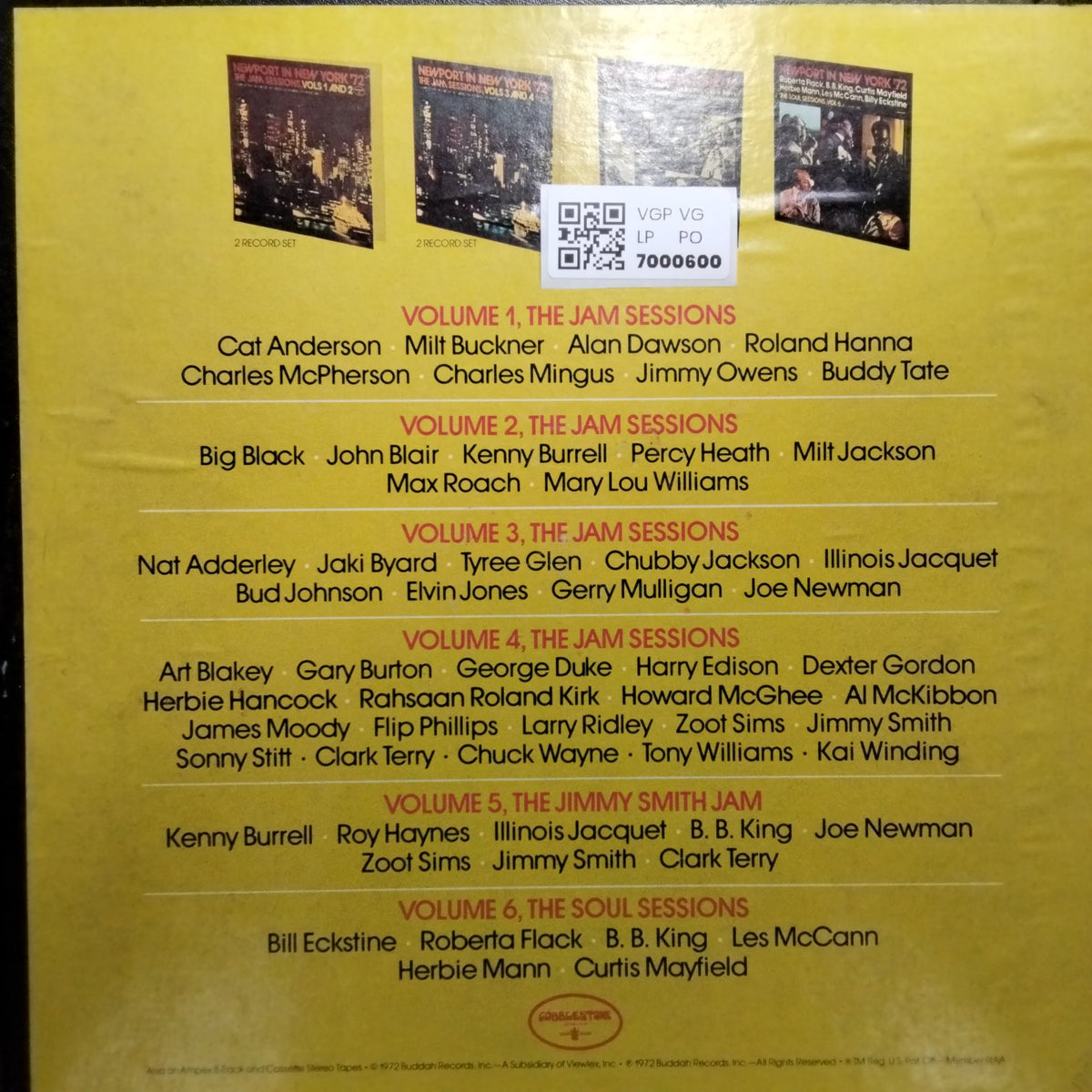 Various - Newport in New York '72: The Complete Six Record Set, Vols 1-6 (Vinyl)