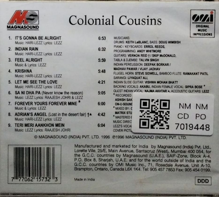 Colonial Cousins - Colonial Cousins (CD)