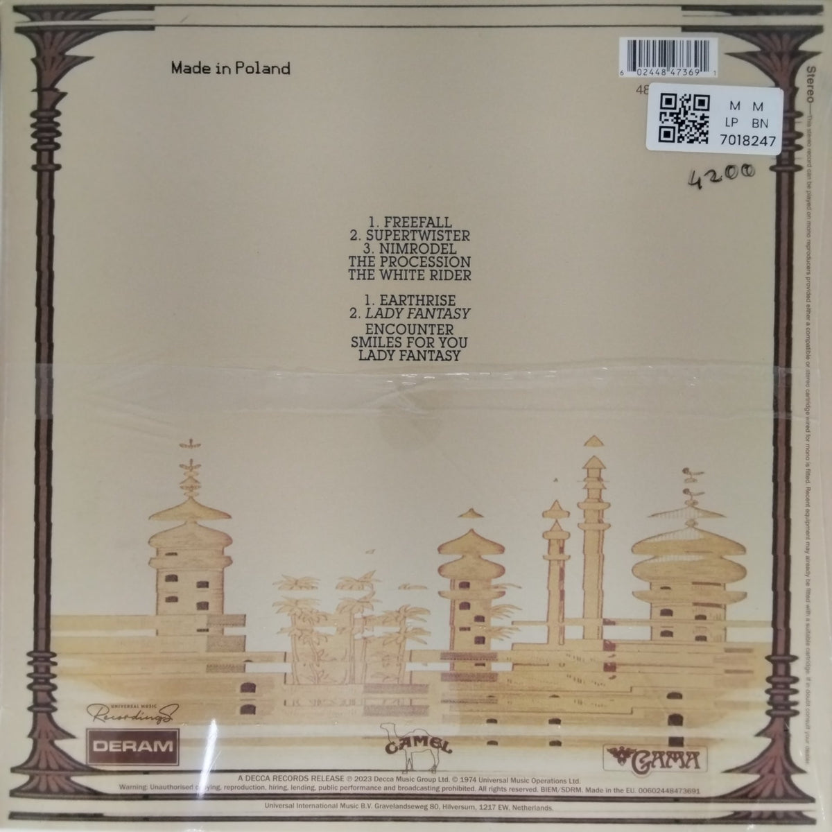 Camel - Mirage (Vinyl)