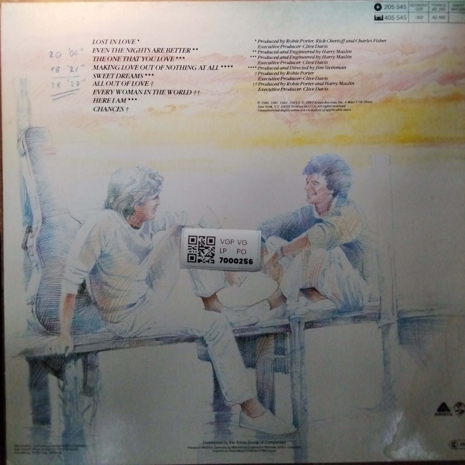 Air Supply - Greatest Hits (Vinyl)