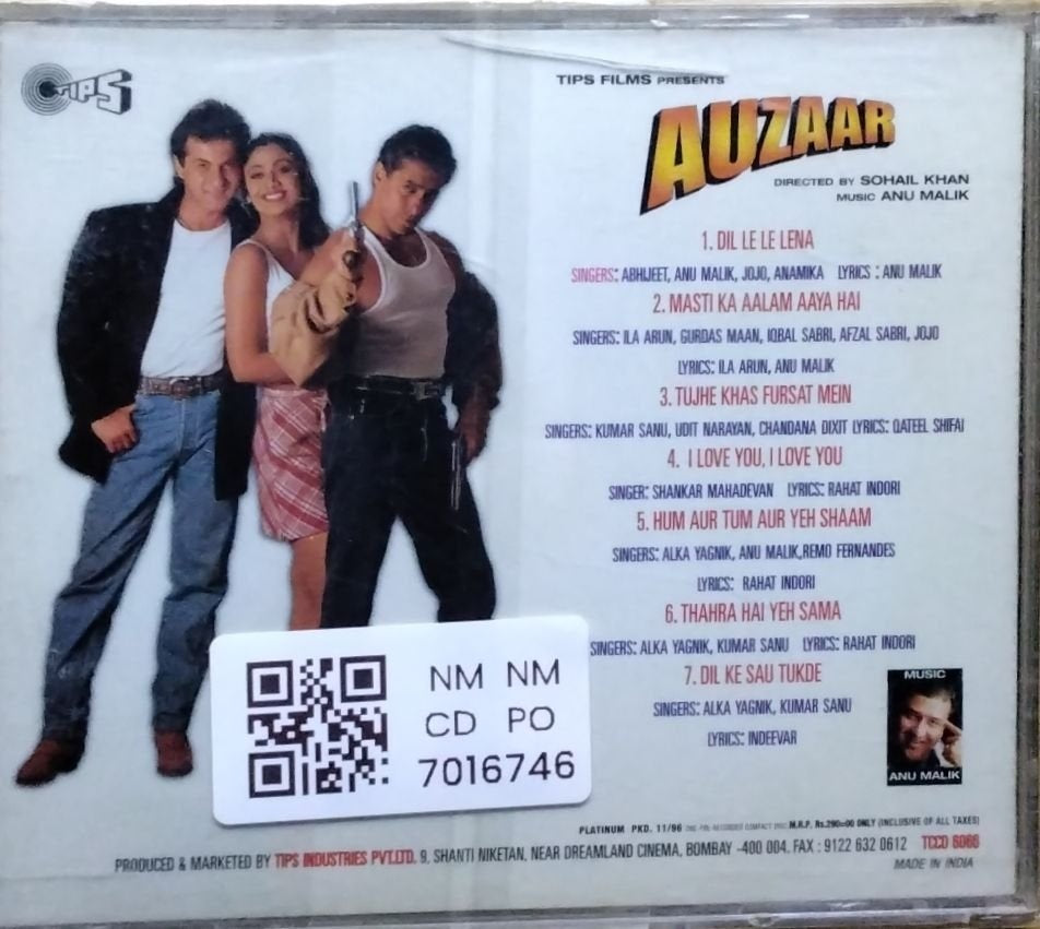 Anu Malik - Auzaar (CD)
