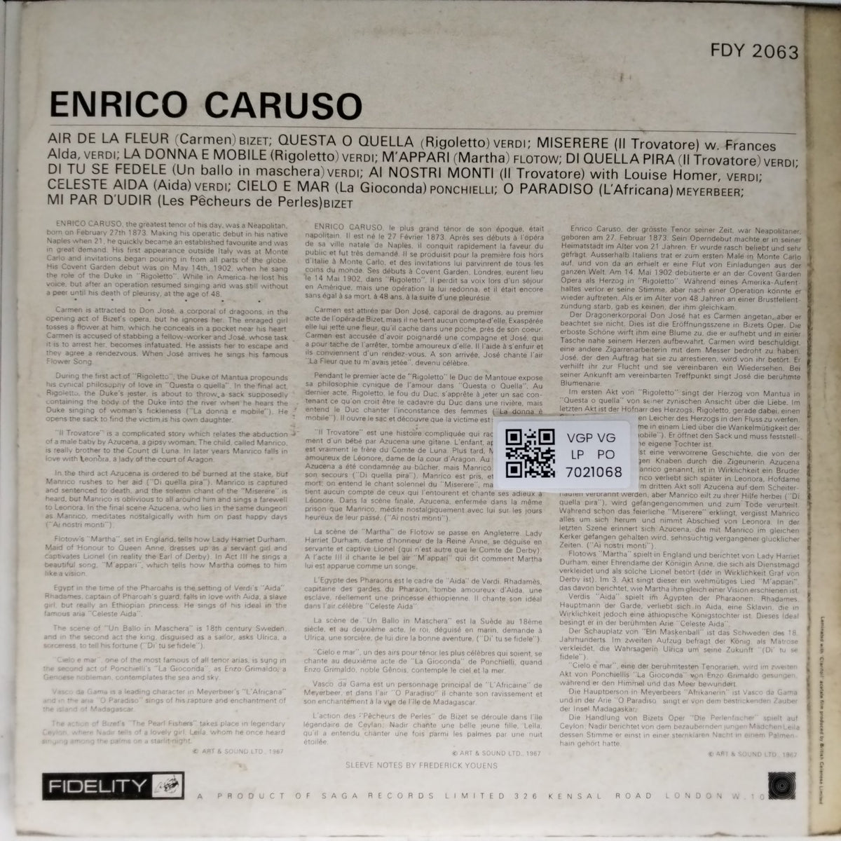 Enrico Caruso - Enrico Caruso (Vinyl)