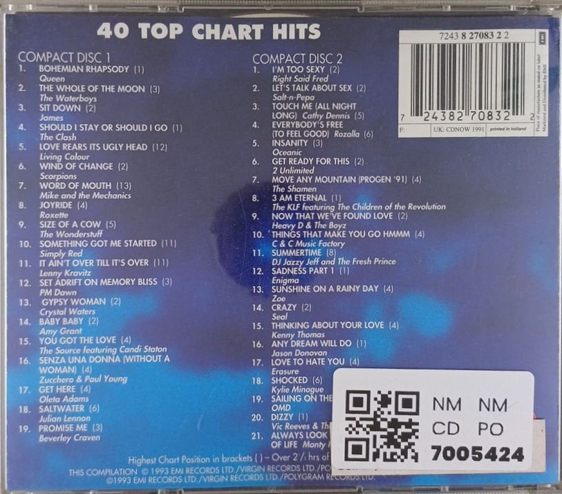 Various - Now That's What I Call Music! 1991 (CD) (2)