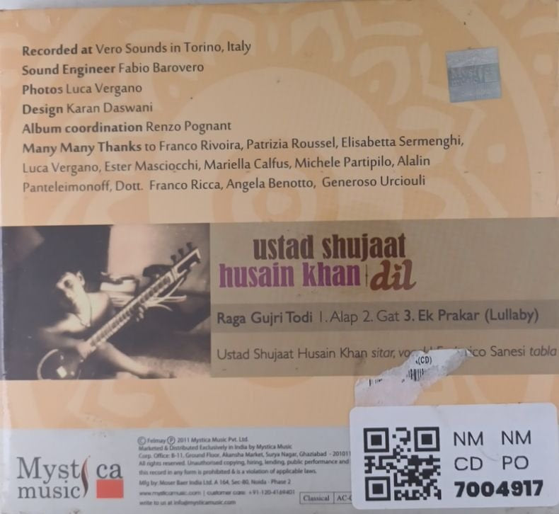 Ustad Shujaat Husain Khan - Dil (CD)