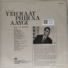 O. P. Nayyar - Yeh Raat Phir Na Aaygi (Vinyl)