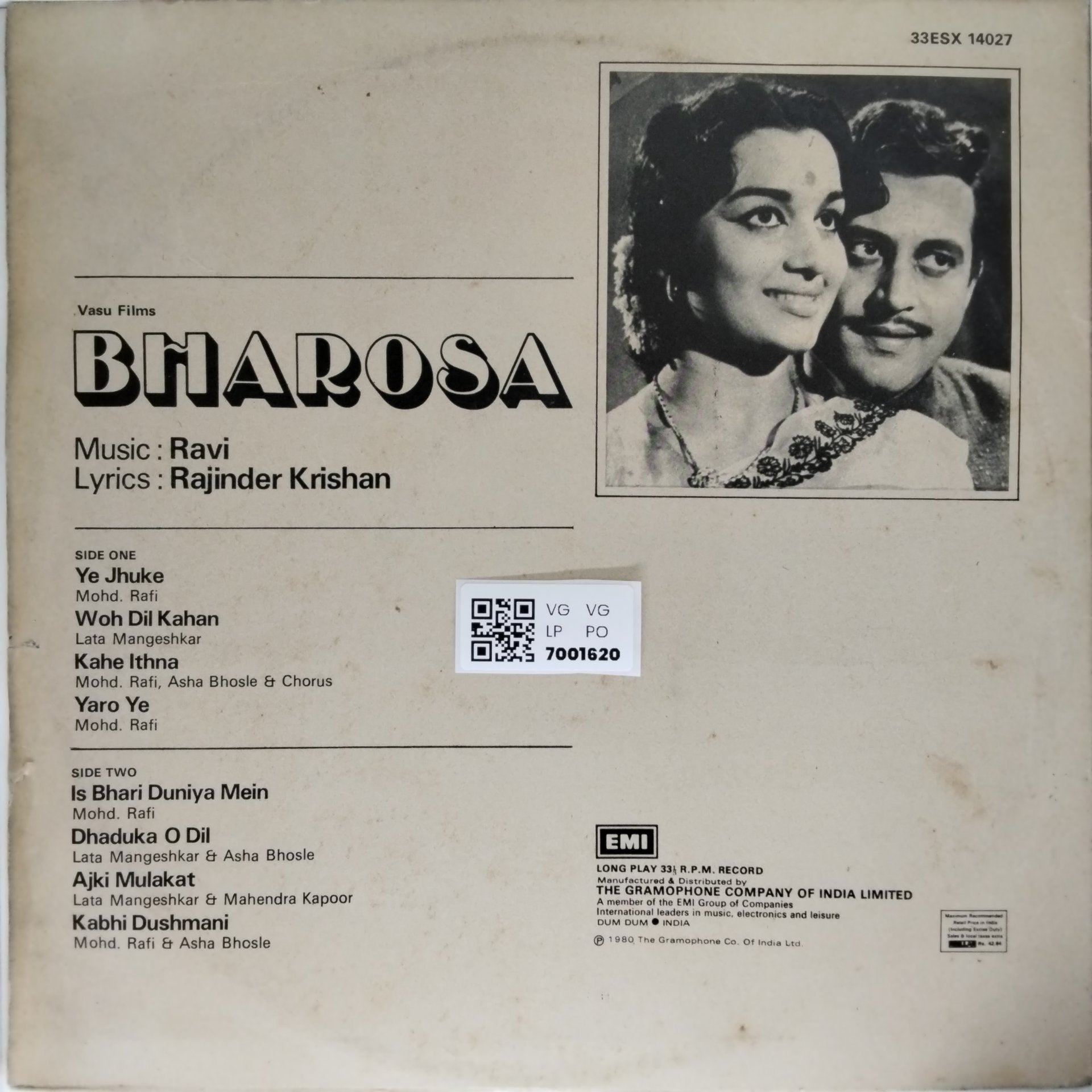 Ravi - Bharosa (Vinyl)