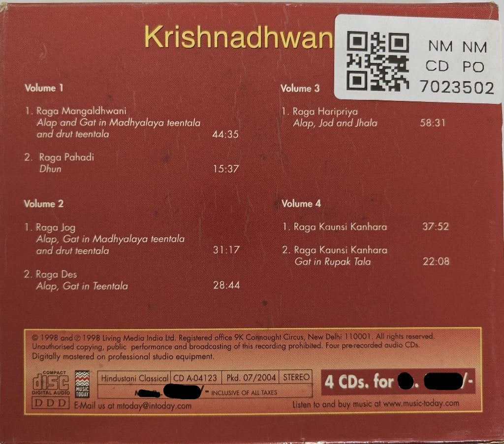 Hari Prasad Chaurasia - Krishnadhwani (CD) (4)