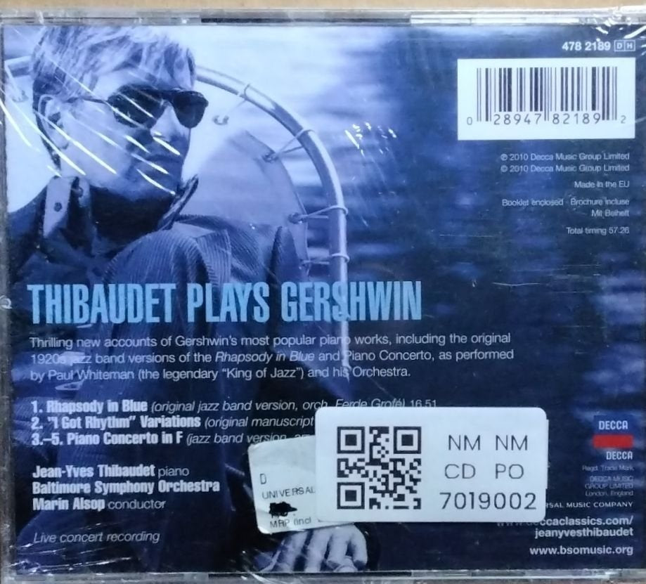 Jean-Yves Thibaudet, Baltimore Symphony Orchestra - Gershwin (CD)