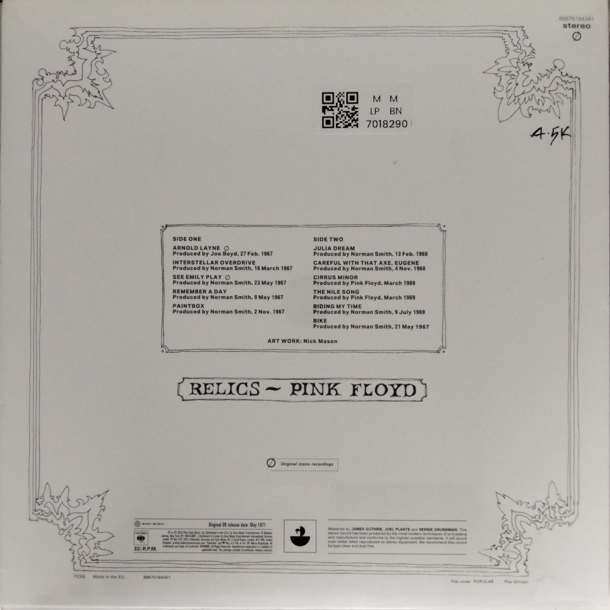 Pink Floyd - Relics (Vinyl)
