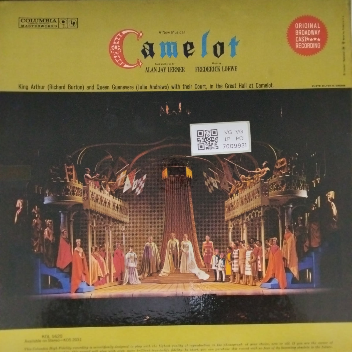 Frederick Loewe - Camelot (Vinyl)