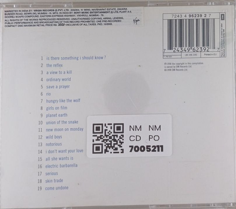 Duran Duran - Greatest (CD)