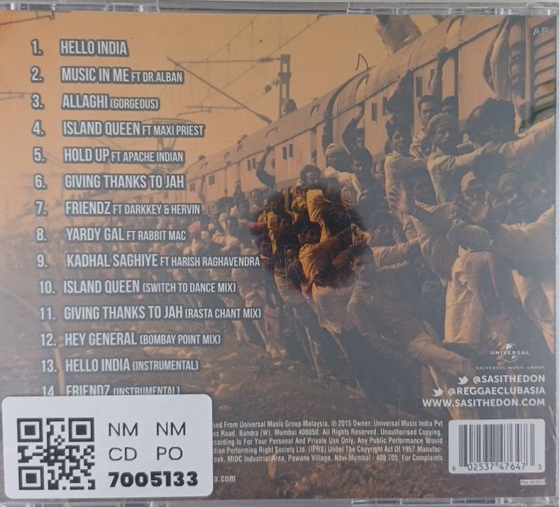 Sasi the Don - Hello India (CD)