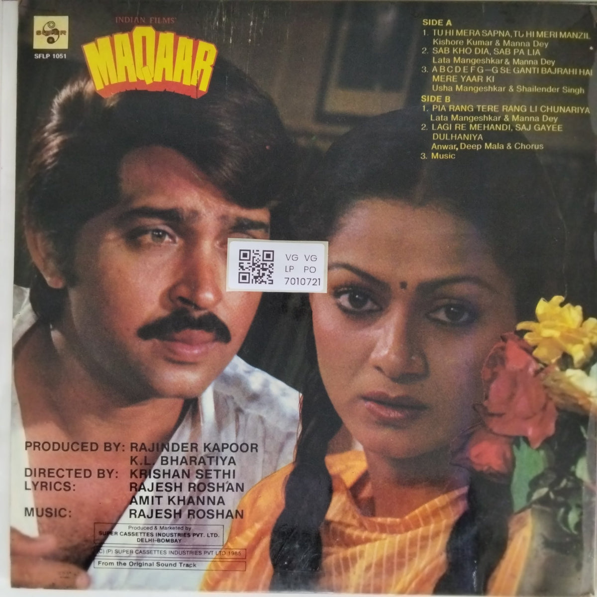 Rajesh Roshan - Maqaar (Vinyl)