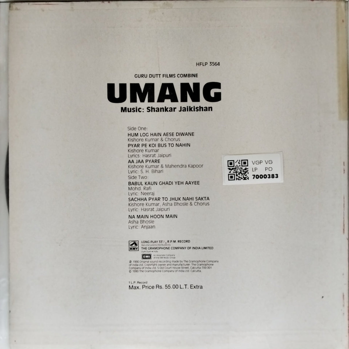 Shankar Jaikishan - Umang (Vinyl)