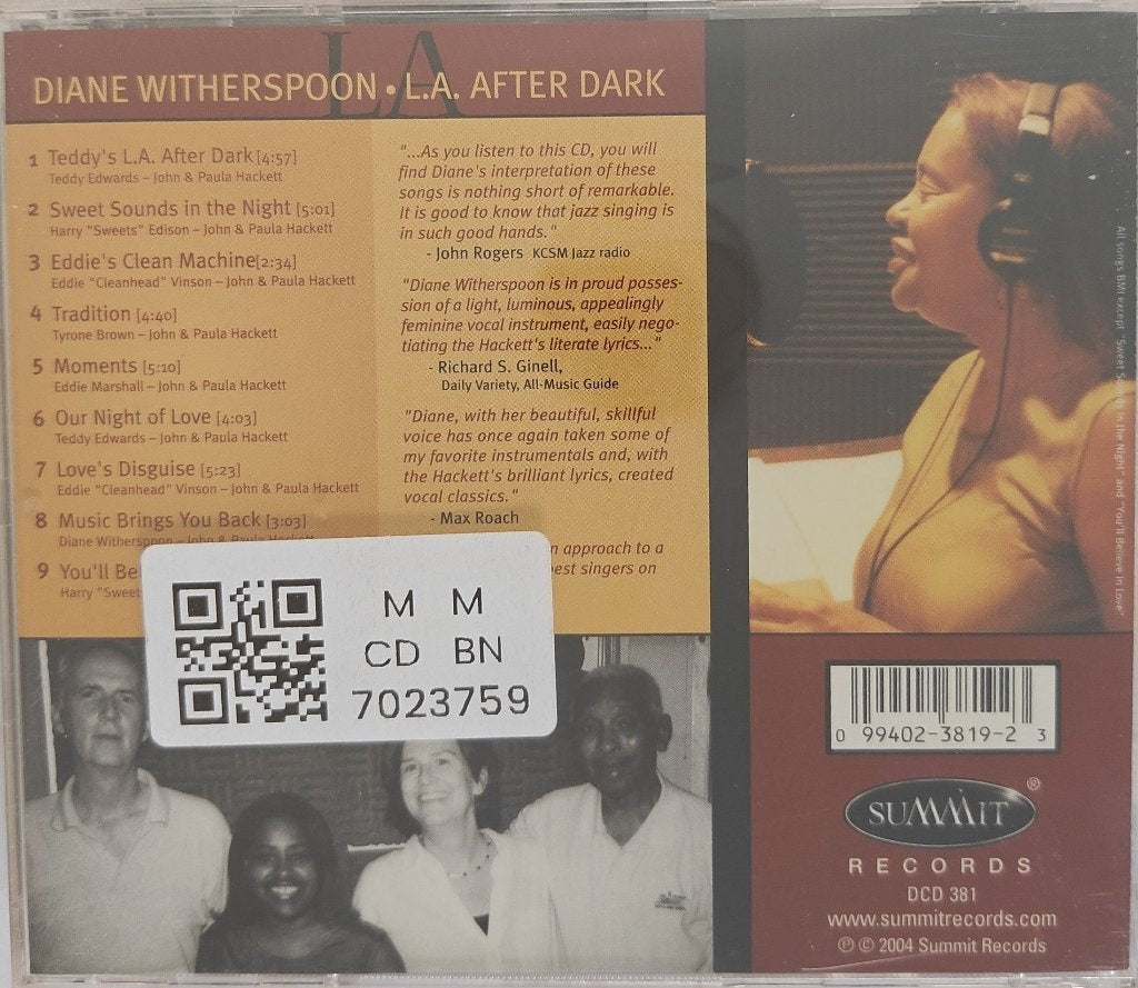 Diane Witherspoon - L.A. After Dark (CD)