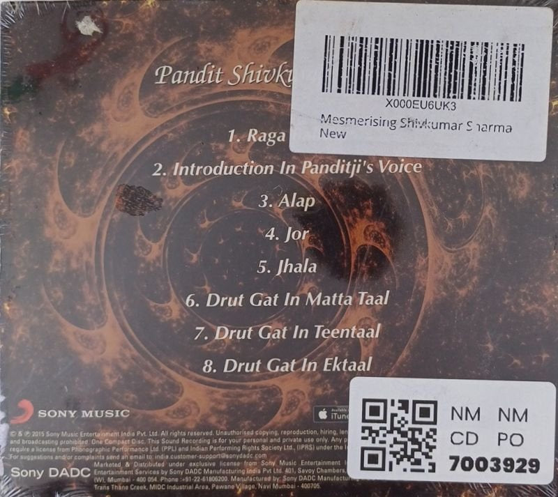 Pandit Shivkumar Sharma - Mesmerizing (CD)