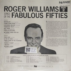 Roger Williams - Songs of the Fabulous Fifties Part 2 (Vinyl)