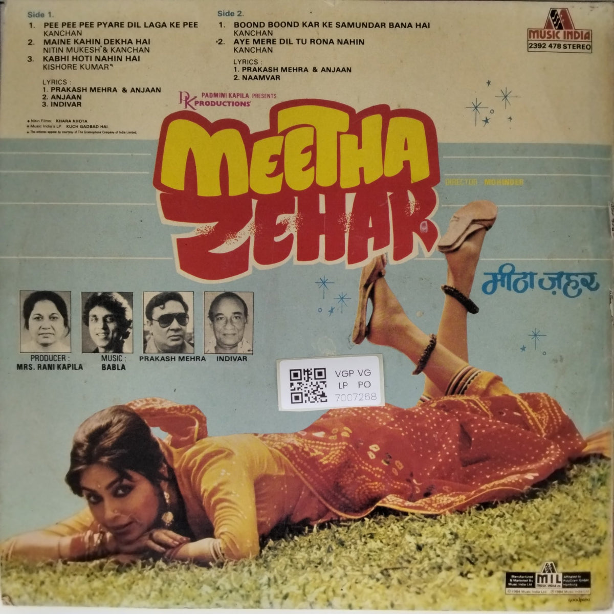Babla - Meetha Zehar (Vinyl)