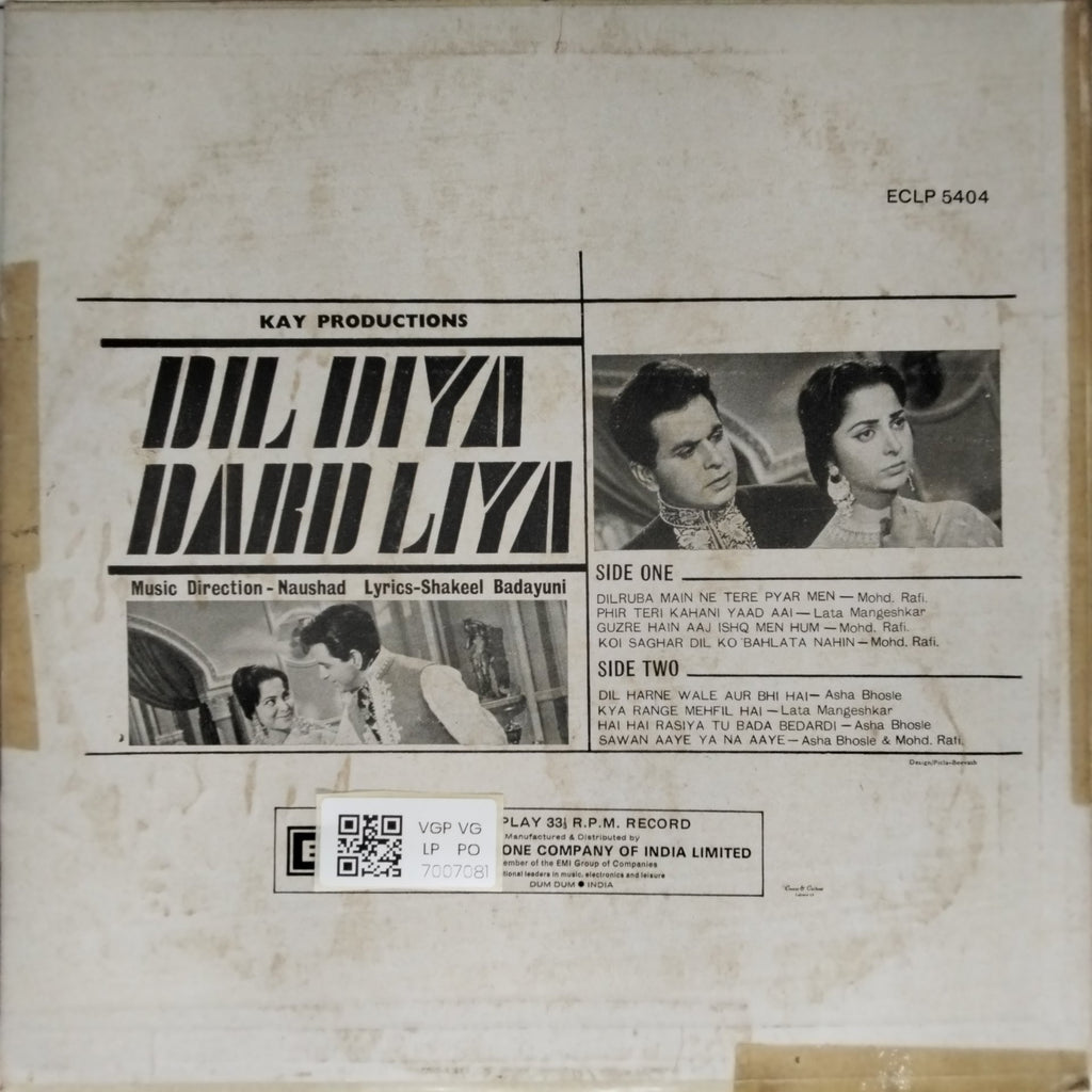 Naushad - Dil Diya Dard Liya (Vinyl)