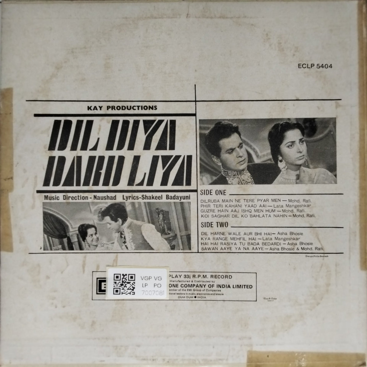 Naushad - Dil Diya Dard Liya (Vinyl)
