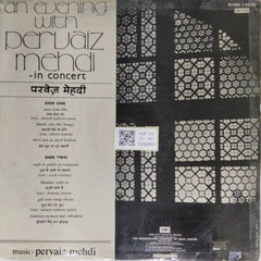 Pervaiz Mehdi - An Evening with Pervaiz Mehdi - In Concert (Vinyl)