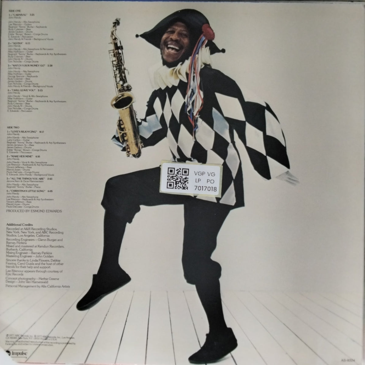 John Handy - Carnival (Vinyl)