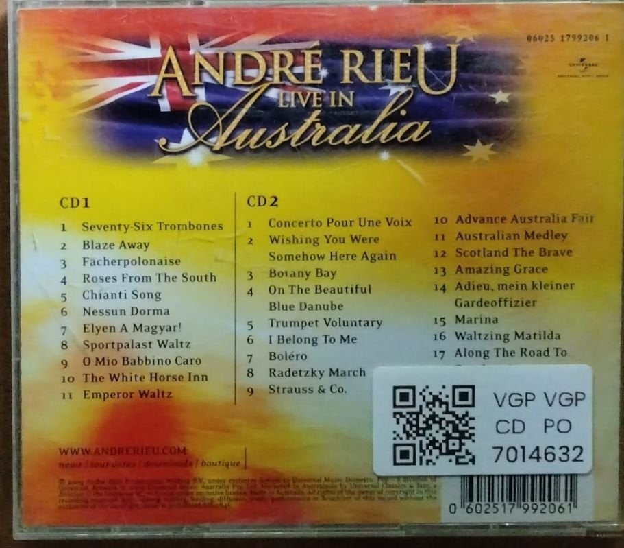 André Rieu - Live in Australia (CD) (2)
