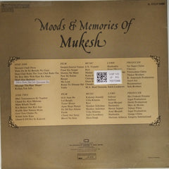 Mukesh - Moods & Memories Of Mukesh (Vinyl)