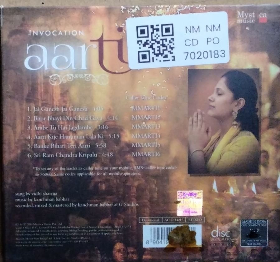 Kanchman Babbar - Invocation Aarti (CD)