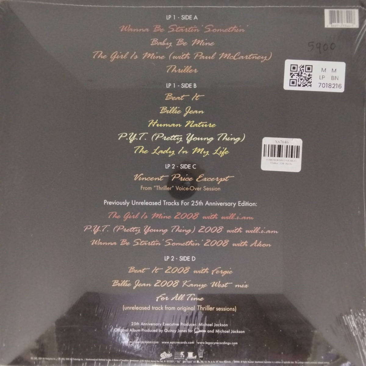 Michael Jackson - Thriller 25 (Vinyl) (2)