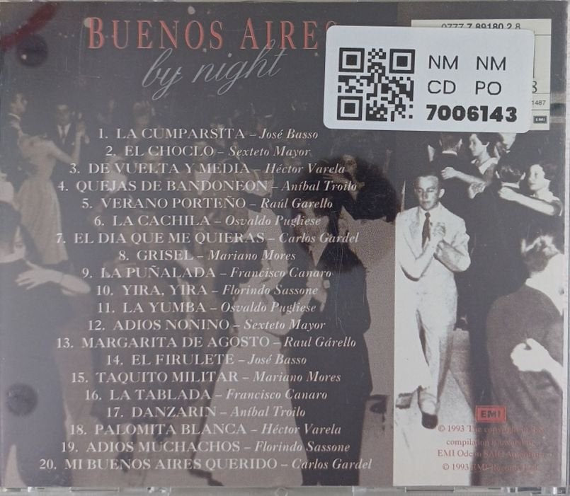 Various - Buenos Aires by Night (CD)