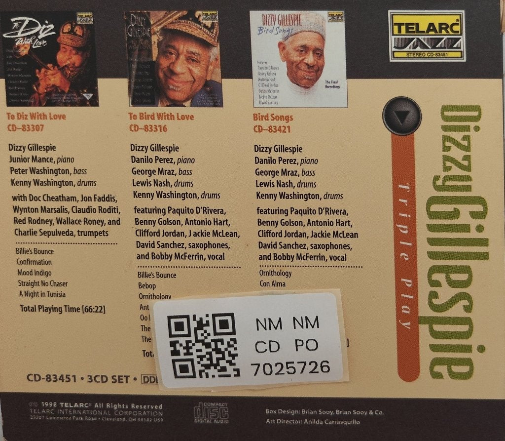 Dizzy Gillespie - Triple Play (CD) (3)