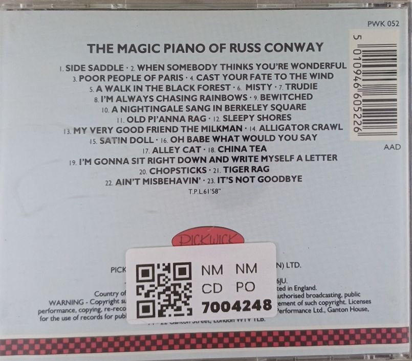 Russ Conway - The Magic Piano of Russ Conway (CD)