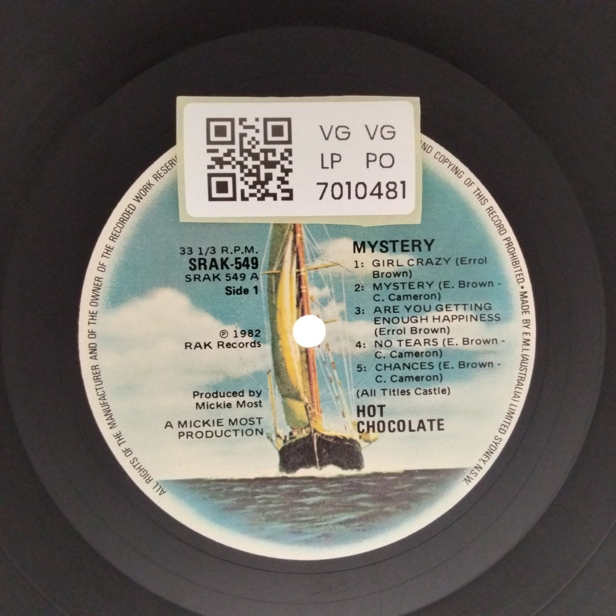 Hot Chocolate - Mystery (Vinyl)