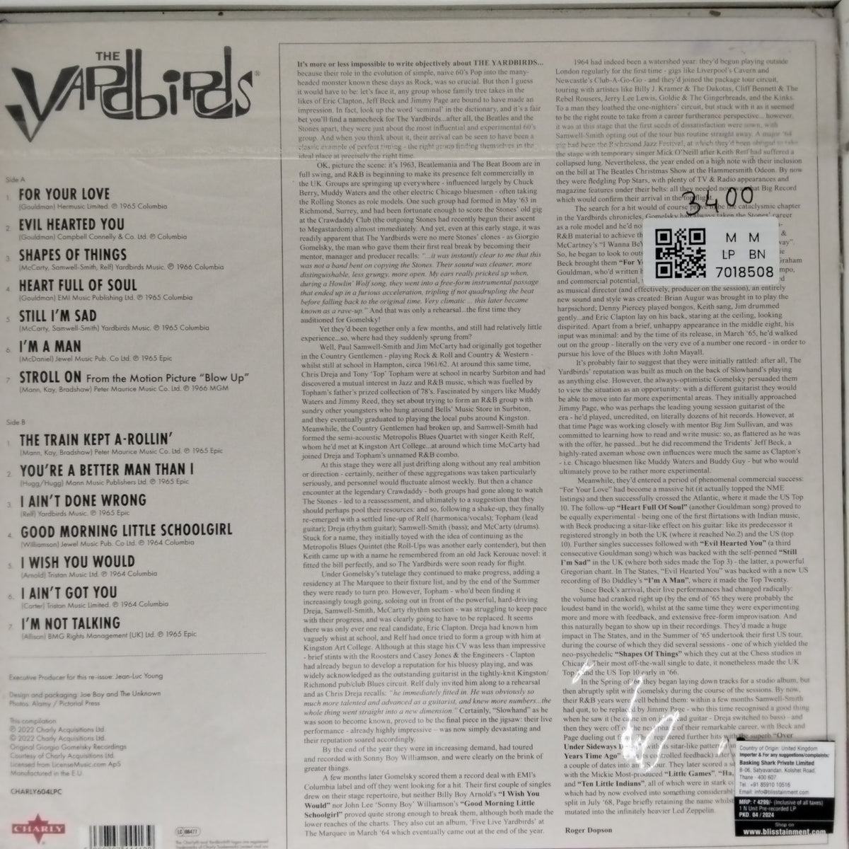The Yardbirds - The Best of The Yardbirds (Vinyl)