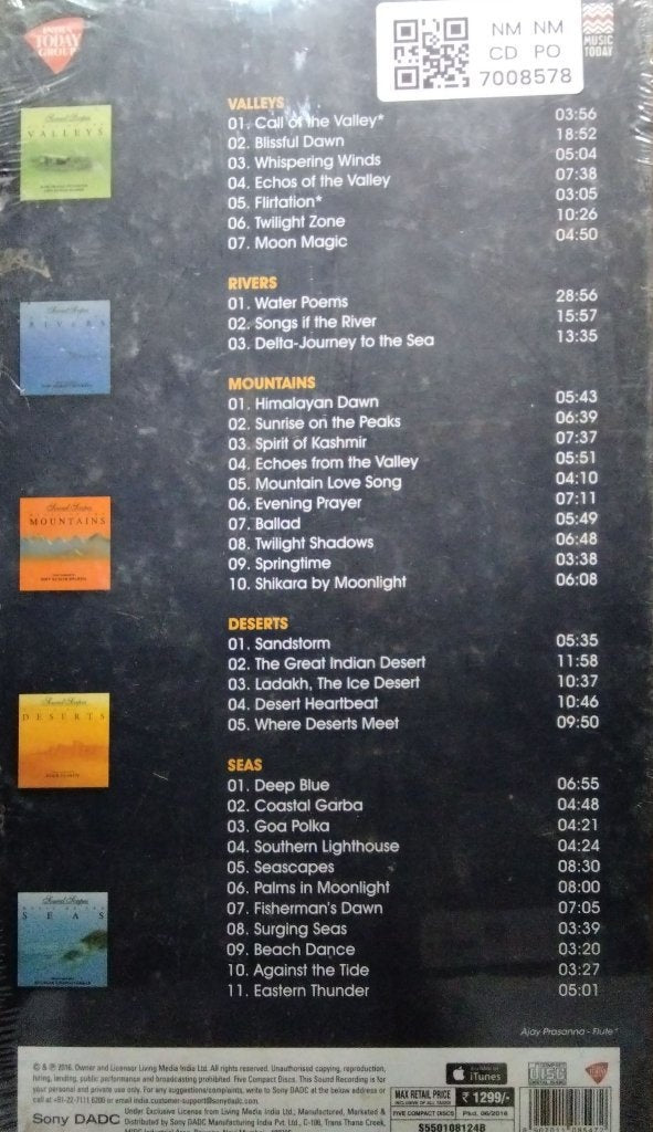 Hari Prasad Chaurasia, Shiv Kumar Sharma, Zakir Hussain - Sound Scapes (CD)