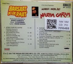 R.D. Burman - Barsaat Ki Ek Raat / Naram Garam (CD)