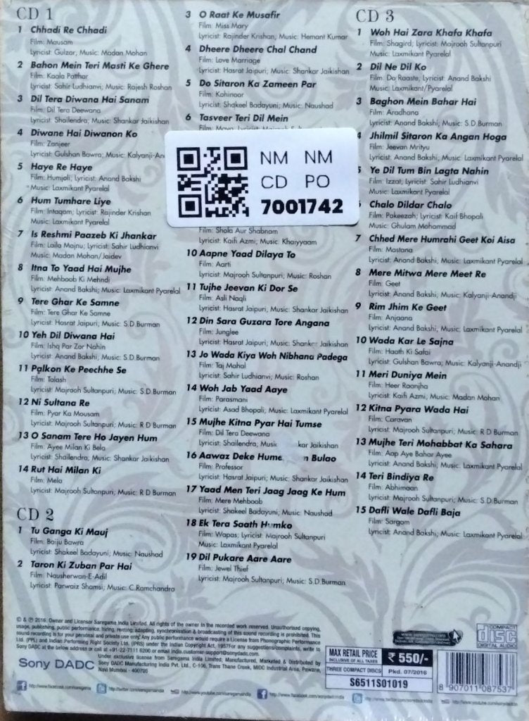 Mohd. Rafi, Lata Mangeshkar - Together (CD)