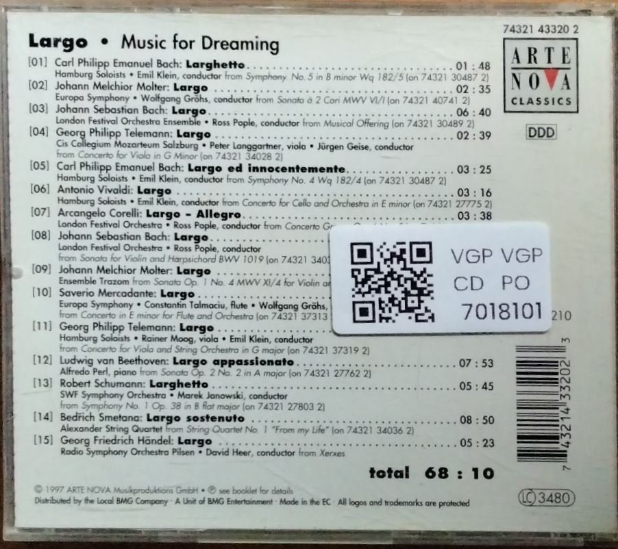 Various - Largo Music for Dreaming (CD)