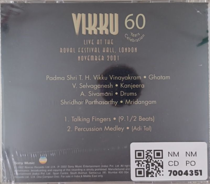 T. H. Vikku Vinayakram - Vikku 60 Years Celebration (CD)