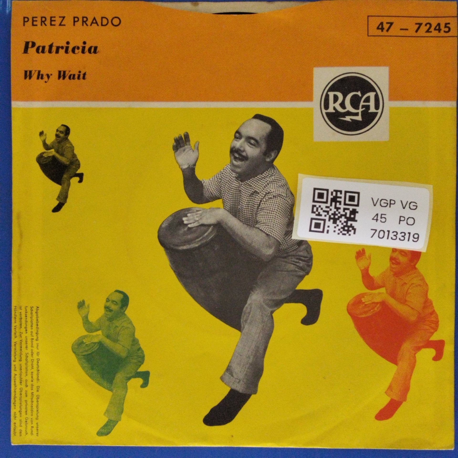 Perez Prado - Patricia / Why Wait (45-RPM)