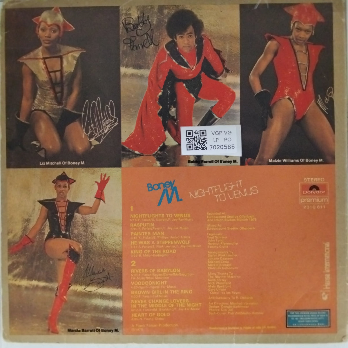 Boney M. - Nightflight to Venus (Vinyl)