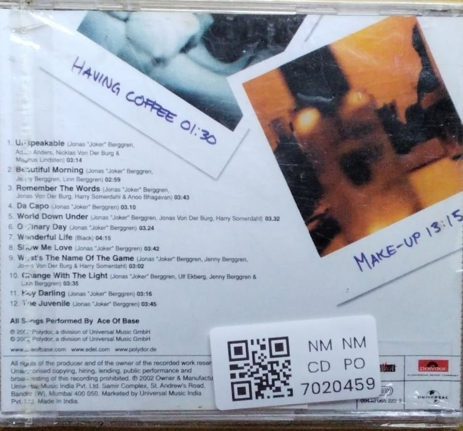 Ace of Base - Da Capo (CD)