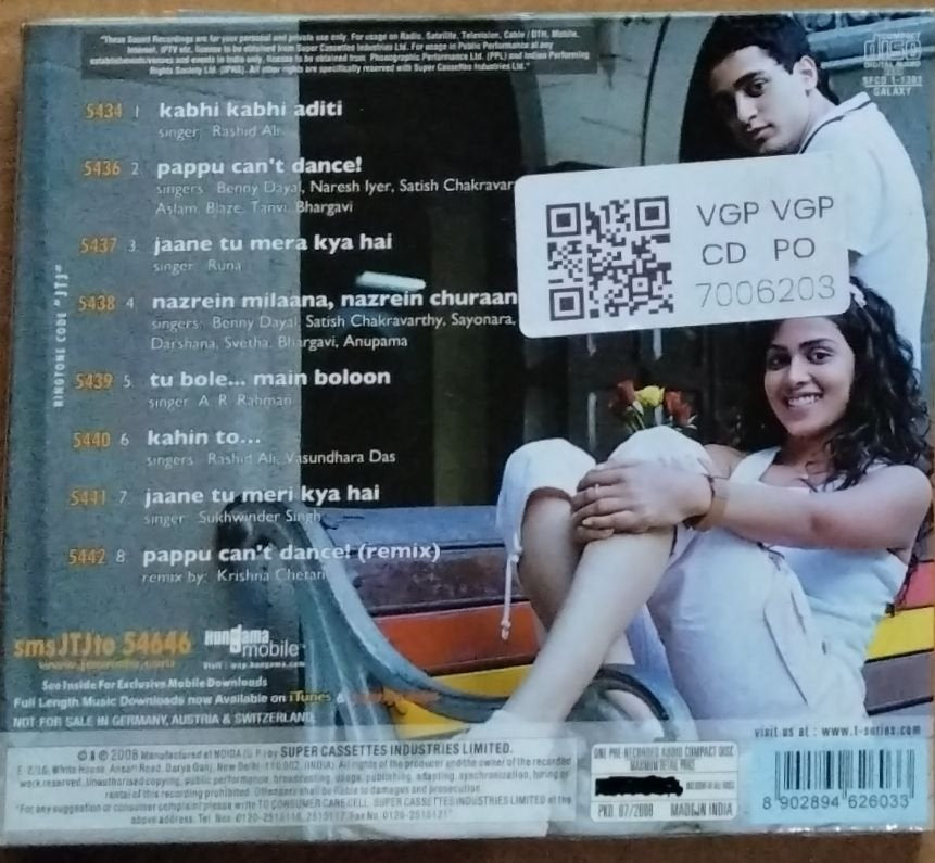 A. R. Rahman - Jaane Tu... Ya Jaane Na (CD)