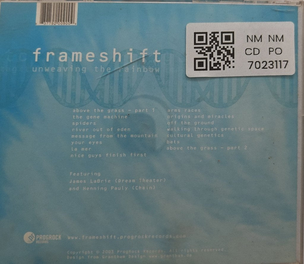 Frameshift - Unweaving the Rainbow (CD)
