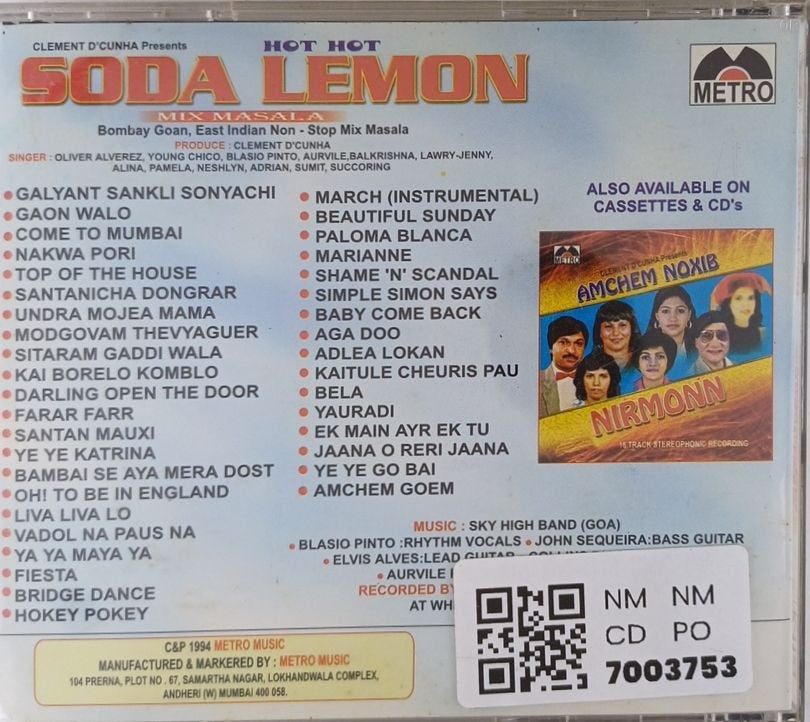 Sky High Band (Goa) - Hot Hot Soda Lemon Mix Masala (CD)