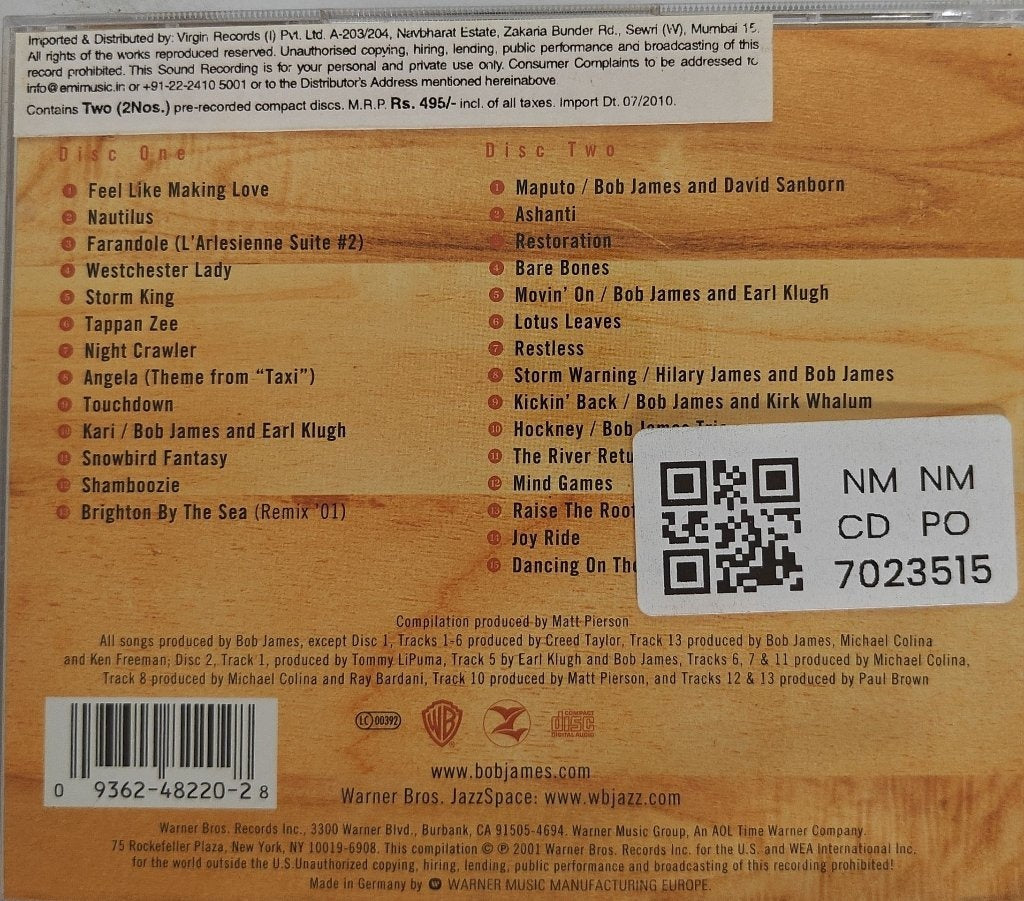 Bob James - Restoration: The Best of Bob James (CD) (2)