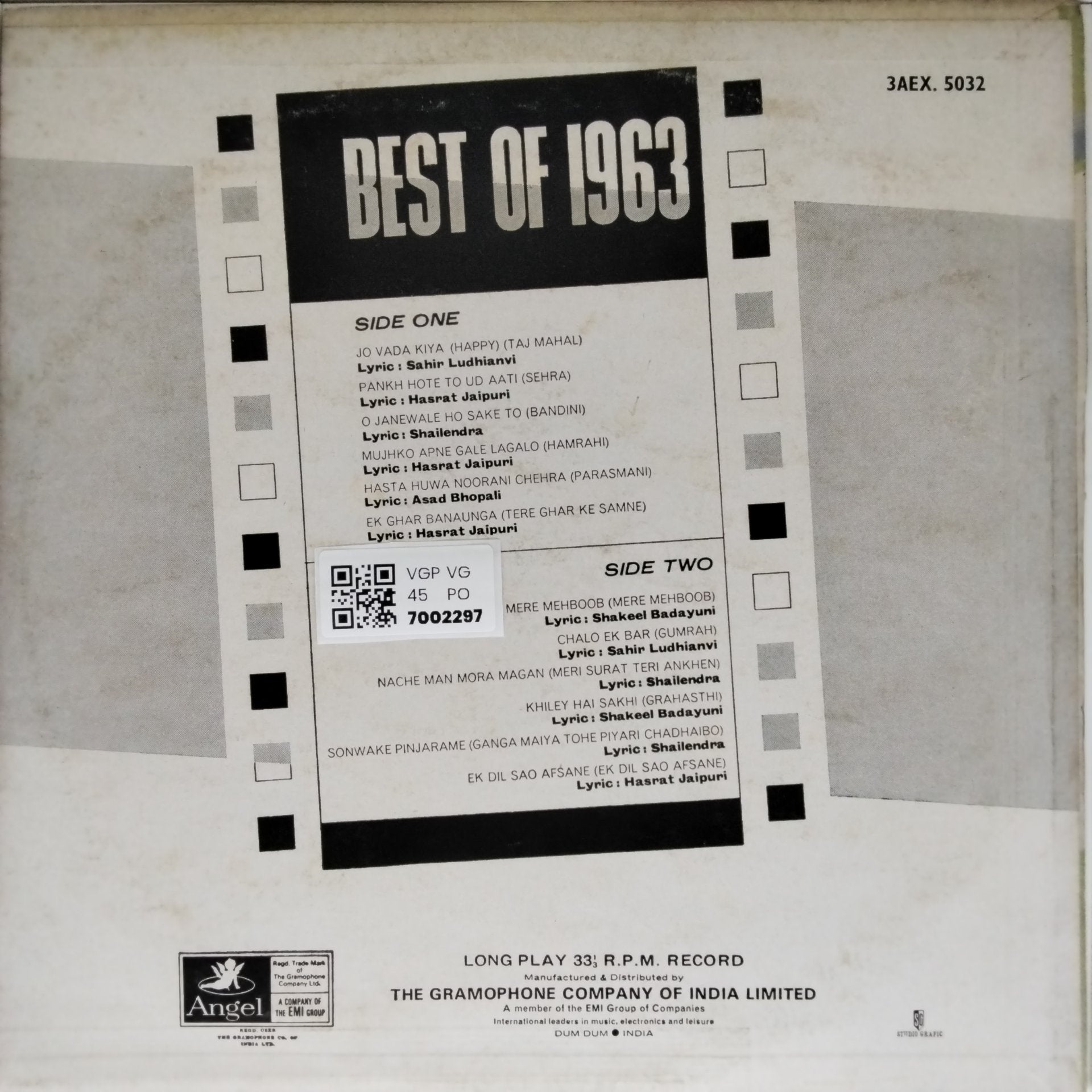 Various - Best of 1963 (Vinyl)